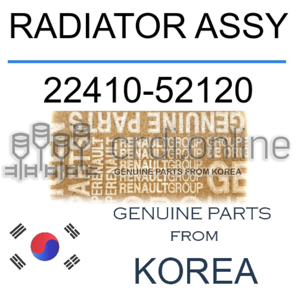 RADIATOR ASSY [ORIGINAL] 22410-52120 2241052120 22410 52120