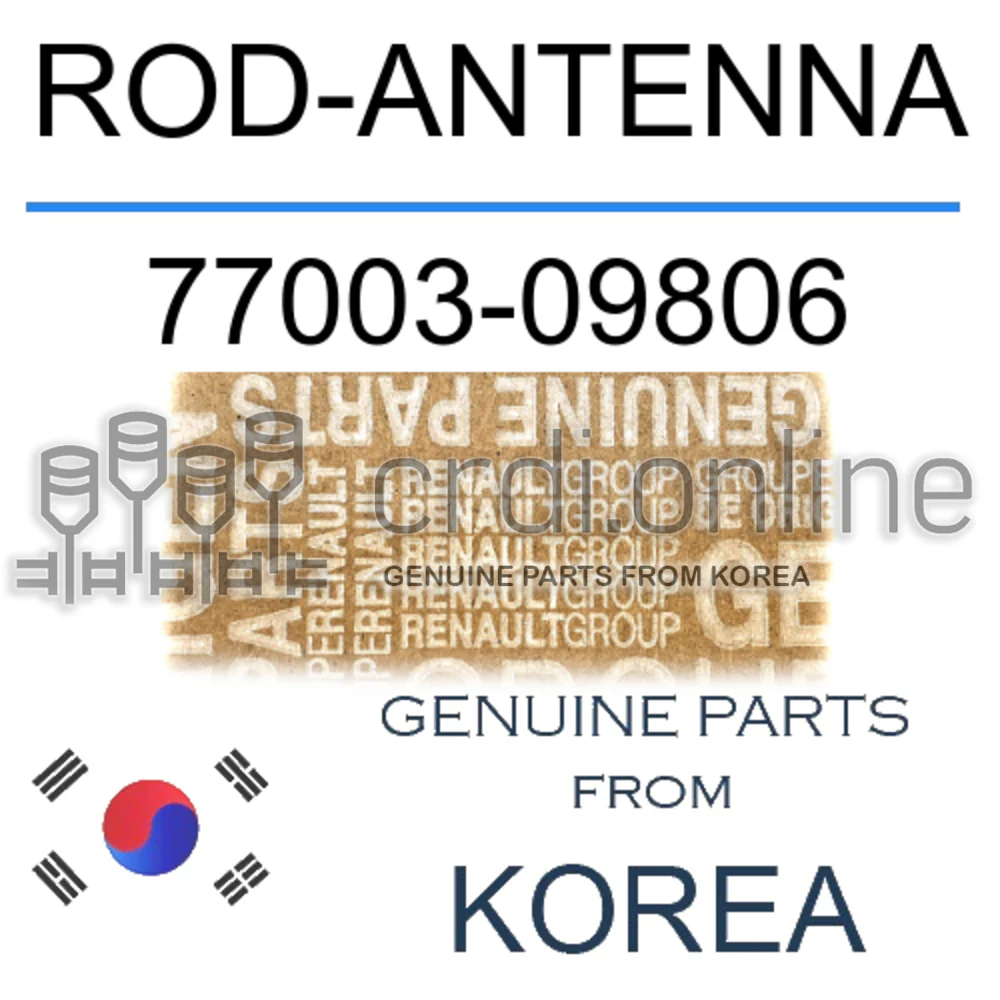 ROD-ANTENNA [ORIGINAL] 77003-09806 7700309806 77003 09806