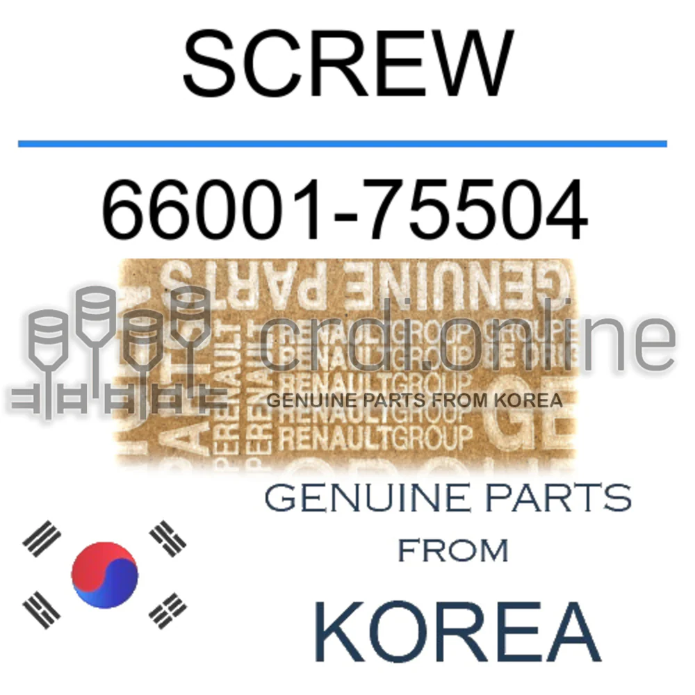 SCREW [ORIGINAL] 66001-75504 6600175504 66001 75504