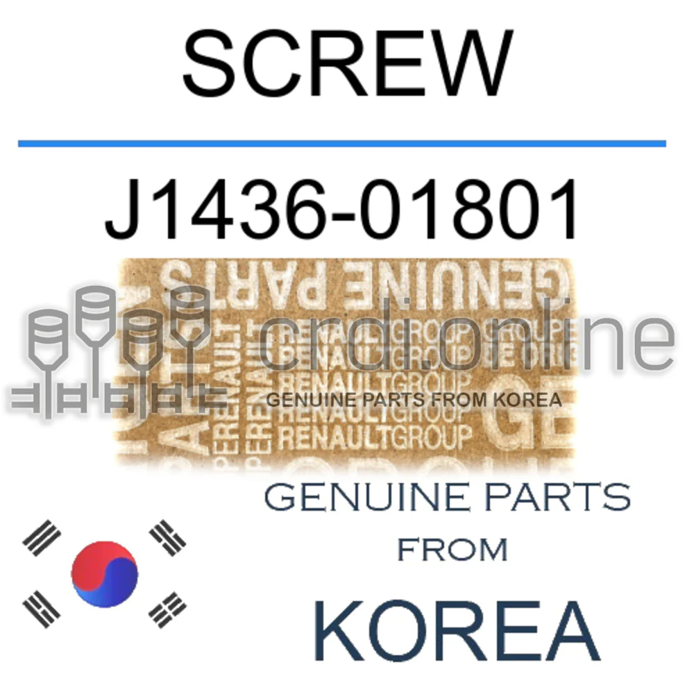 SCREW [ORIGINAL] J1436-01801 J143601801 J1436 01801