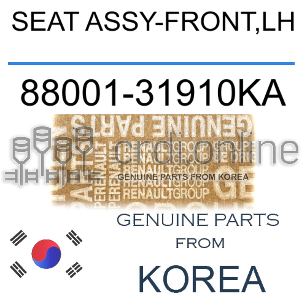 SEAT ASSY-FRONT,LH [ORIGINAL] 88001-31910KA 8800131910KA 88001 31910KA