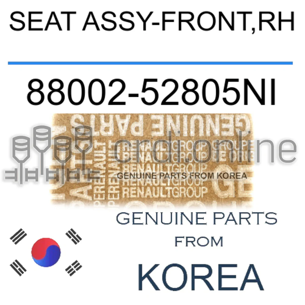 SEAT ASSY-FRONT,RH [ORIGINAL] 88002-52805NI 8800252805NI 88002 52805NI