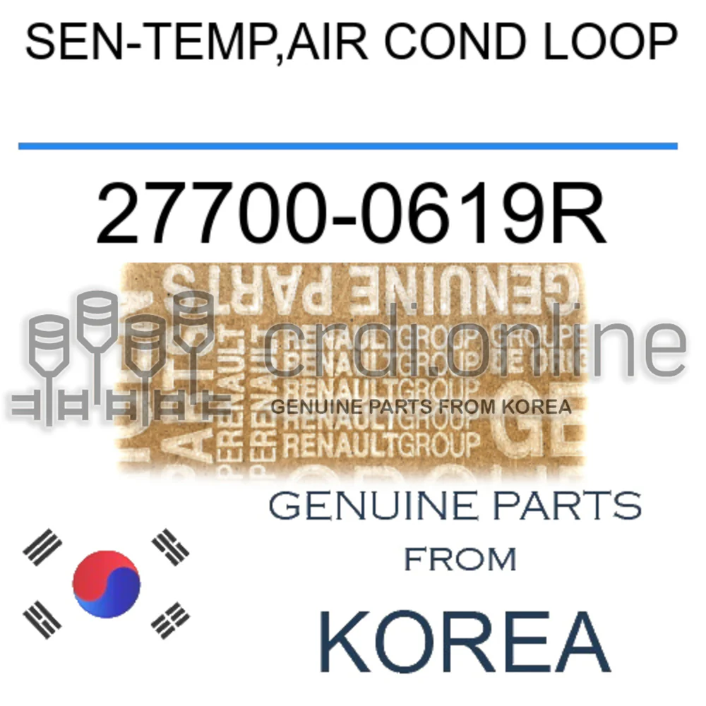 SEN-TEMP,AIR COND LOOP [ORIGINAL] 27700-0619R 277000619R 27700 0619R