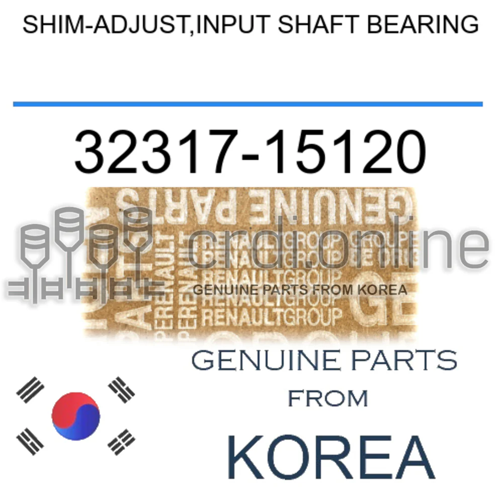 SHIM-ADJUST,INPUT SHAFT BEARING [ORIGINAL] 32317-15120 3231715120 32317 15120