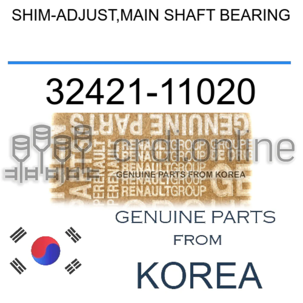 SHIM-ADJUST,MAIN SHAFT BEARING [ORIGINAL] 32421-11020 3242111020 32421 11020