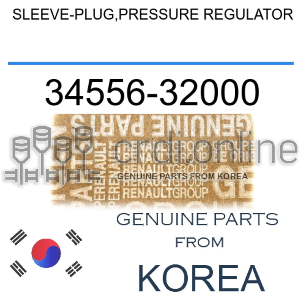 SLEEVE-PLUG,PRESSURE REGULATOR [ORIGINAL] 34556-32000 3455632000 34556 32000