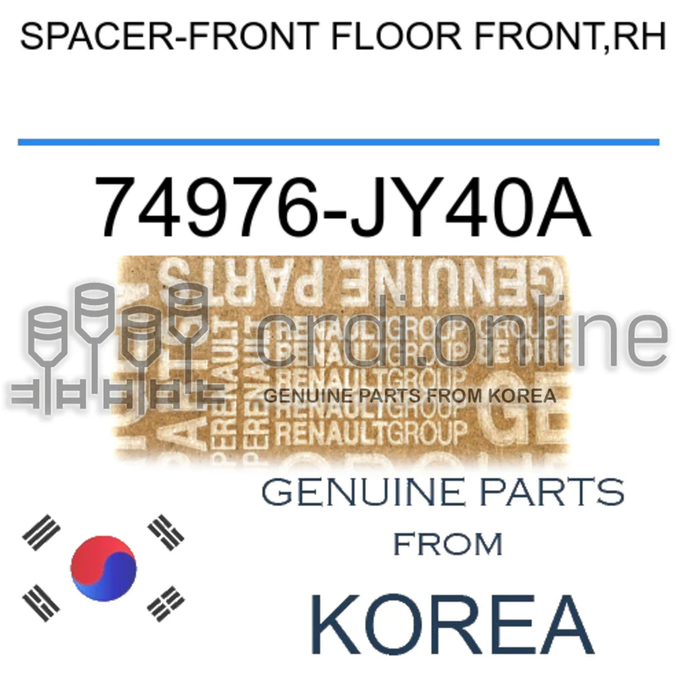 SPACER-FRONT FLOOR FRONT,RH [ORIGINAL] 74976-JY40A 74976JY40A 74976 JY40A