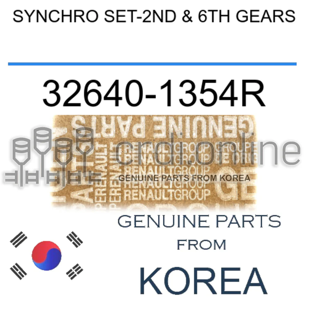 SYNCHRO SET-2ND & 6TH GEARS [ORIGINAL] 32640-1354R 326401354R 32640 1354R