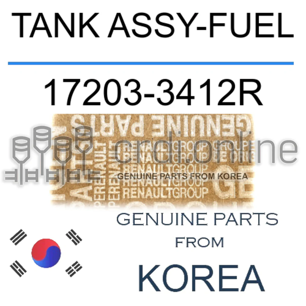 TANK ASSY-FUEL [ORIGINAL] 17203-3412R 172033412R 17203 3412R