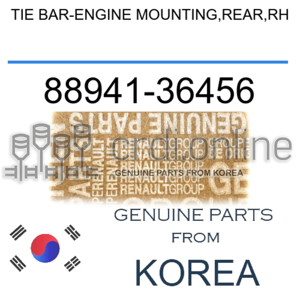 TIE BAR-ENGINE MOUNTING,REAR,RH [ORIGINAL] 88941-36456 8894136456 88941 36456
