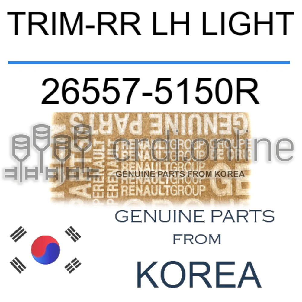 TRIM-RR LH LIGHT [ORIGINAL] 26557-5150R 265575150R 26557 5150R