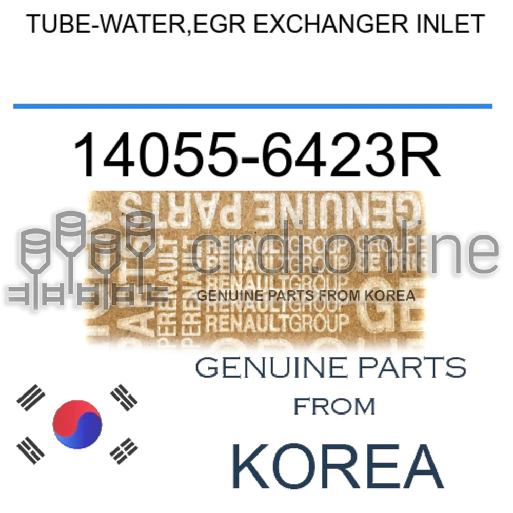 TUBE-WATER,EGR EXCHANGER INLET [ORIGINAL] 14055-6423R 140556423R 14055 6423R
