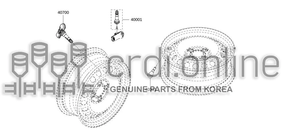VALVE-AIR [ORIGINAL] 77008-01863 7700801863 77008 01863